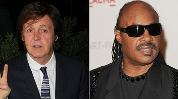 Paul McCartney / Stevie Wonder - Reprodução/Getty Images