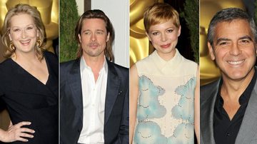 Meryl Steep, Brad Pitt, Michelle Williams e George Clooney - Getty Images