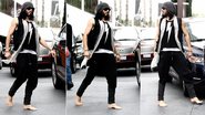 Russell Brand anda descalço pelas ruas de Hollywood, em Los Angeles - Splash News / splashnews.com