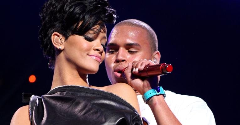 Rihanna e Chris Brown, em 2008 - Getty Images