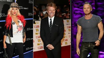 Christina Aguilera, Bon Jovi e Sting participam de show em prol das vítimas do Furacão Sandy - Getty Images