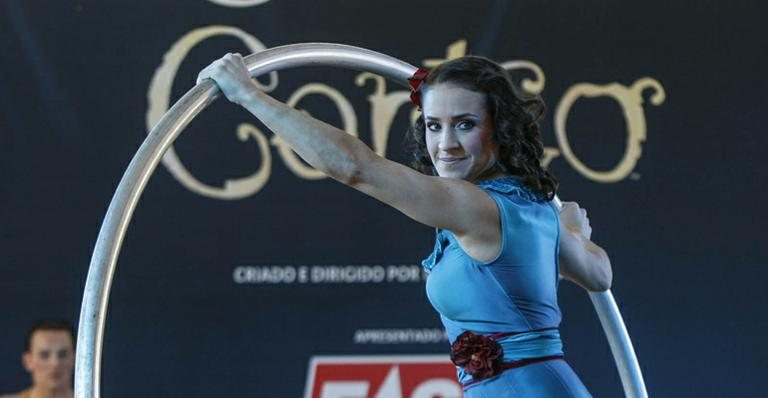 Camila Comin entrou para o Cirque du Soleil em 2007 - Vagner Campos
