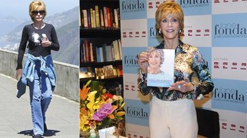 Vencedora de dois Oscar, Jane Fonda visitou o Pão de Açúcar em sua estada no Rio. Em SP, ela
lança o seu livro O Melhor Momento. - Francisco Capela