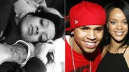 Rihanna posta foto em que aparece nos braços de Chris Brown - Reprodução / Twitter