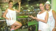 Gracyanne Barbosa e Belo se divertem no ensaio da Mangueira no Rio - Marcos Porto / Foto Rio News