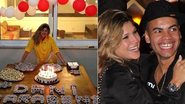 Dani Souza comemora aniversário e ganha homenagem de Dentinho - Foto Montagem