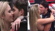 Fernanda e André se beijam em festa - Reprodução / TV Globo