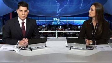 Evaristo Costa e Carla Vilhena - Reprodução/TV
