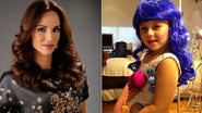 Ana Furtado e a filha, Isabella - TV Globo; Reprodução / Instagram