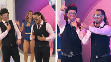 Rodrigo Faro grava quadro com o cantor Belo - Fernanda Thomaz/Divulgação