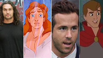Veja atores que são muitos parecidos com os príncipes da Disney! - Fotomontagem