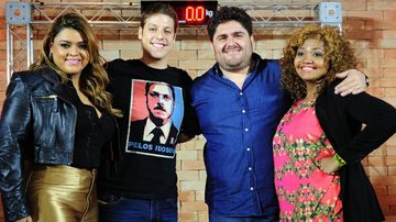 Preta Gil, Fábio Porchat , César Menotti e Gaby Amarantos - TV Globo