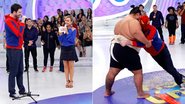 Danilo Gentili luta sumô no Programa Eliana - Lourival Ribeiro/SBT