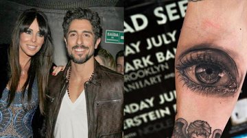 Marcos Mion tatua o olho da mulher, Suzana Gullo - AgNews/ Reprodução