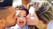 Dentinho e Dani Souza com o filho Bruno Lucas - Instagram/Reprodução