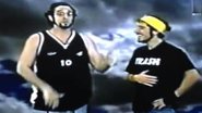Rafinha Bastos e Marcos Mion durante o Piores Clipes do Mundo, na MTV - YouTube/Reprodução