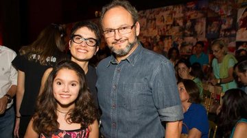Sandra Annemberg e Ernesto Paglia com a filha, Elisa - Marcelo Brammer/ AgNews