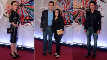 Famosos no aniversário da Rede Globo - Marcello Sá Barretto e Alex Palarea / AgNews