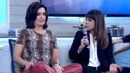 Maria Ribeiro se vinga e dá bronca em Fátima Bernardes no Encontro - TV Globo/Reprodução