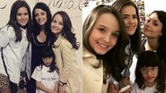 Maisa Silva, Larissa Manoela e Rosanne Mulholland realizam sonho de fã - Instagram/Reprodução
