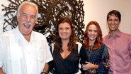 Juliana Silveira prestigia exposição do sogro, Carlos Vergara - VERA DONATO