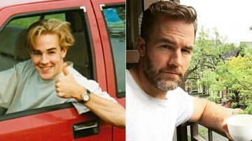 James Van Der Beek: antes e depois - Instagram/Reprodução