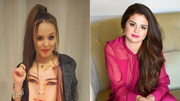 Larissa Manoela e Selena Gomez: parceria - Reprodução Instagram/ Getty Images