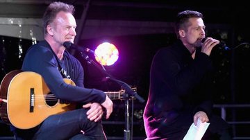 Brad Pitt e Sting: juntos em evento do bem nos EUA - Getty Images