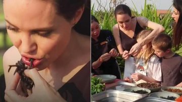 Angelina Jolie prepara prato de Camboja para os filhos - Reprodução