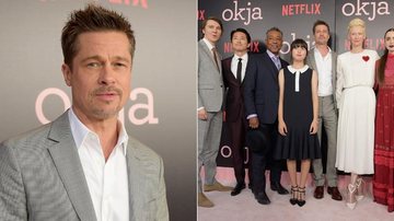 Brad Pitt faz rara aparição em lançamento de filme - Getty Images