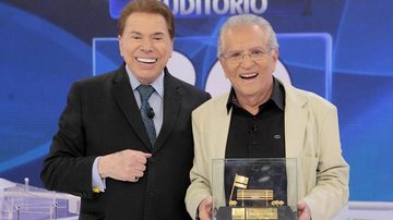 Silvio Santos e Carlos Alberto de Nóbrega - Lourival Ribeiro / SBT