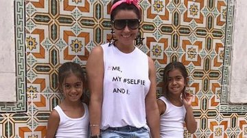 Giovanna Antonelli e as filhas: passeio em Portugal - Reprodução Instagram