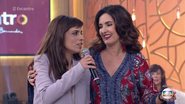 Fátima Bernardes promove encontro de Maria Ribeiro com Alex Escobar - TV Globo/Reprodução