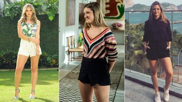 Juliana Paiva: Saiba como usar shorts de alfaiataria - Reprodução/ Instagram/Divulgação/TV Globo