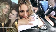 Sasha faz tatuagem em gravação com Fernanda Souza - Reprodução / Instagram