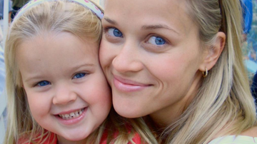 Reese Witherspoon e sua filha mais velha,Ava, quando ainda era pequena - reprodução/instagram