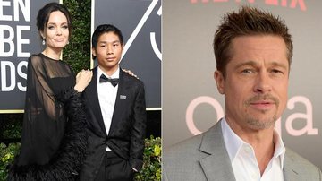 Brad Pitt se irrita com Angelina Jolie por ela levar o filho no Globo de Ouro - Getty Images