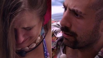 Romance esfria e Kaysar e Patrícia discutem feio no 'BBB18' - TV Globo/ Reprodução