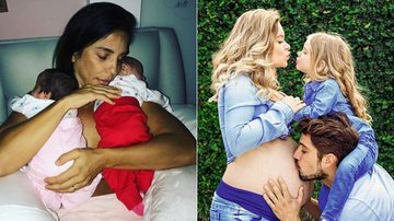 Veja os bebês dos famosos que já nasceram ou virão ao mundo em 2018 - Instagram/Reprodução e Cadu Pilotto