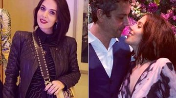 Karen Brusttolin, mulher de Alexandre Nero, exibe barriguinha de grávida em casamento de Isis Valverde - Reprodução/Instagram