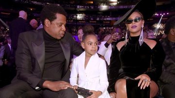 Blue Ivy, Jay-Z e Beyoncé - Getty Images