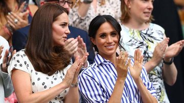 Meghan Markle e Kate Middleton em Wimbledon - Getty Images