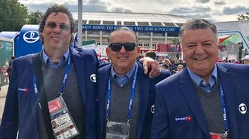 Arnaldo Cesar Coelho revela aposentadoria e Walter Casagrande chora ao vivo ao comemorar primeira Copa sóbrio - Reprodução/Instagram