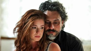 Marina e Alexandre Nero foram par romântico em trama das 21 horas - Reprodução/TV Globo