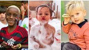 Nego Ney, José Poncio e Enrico Bacchi estão na lista de crianças mais seguidas do Instagram - Instagram/Reprodução