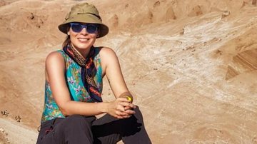 Michelle Loreto no deserto de Atacama no Chile - Arquivo Pessoal