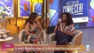 Apresentadora voltou no tempo e se recordou da época de âncora de noticiário - Divulgação/TV Globo