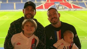 Neymar Jr. compartilha conversa com padrasto de David Lucca - Instagram