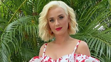 Katy Perry mostra o barrigão durante live - Instagram