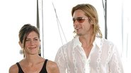 Brad Pitt e Jennifer Aniston ''flertam'' em live e fãs vão à loucura - Getty Images